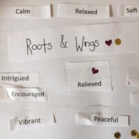 Roots and Wings word association